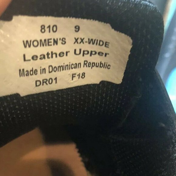 Orthofeet Acadia 810 Black Leather Orthotic 9 XXW - Picture 12 of 14